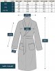 Premium Womens Plush Soft Robe Fluffy Warm Fleece Sherpa Shaggy Bathrobe